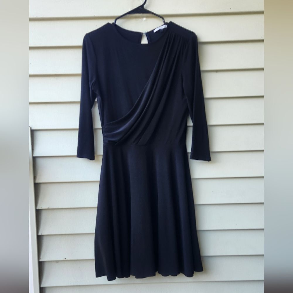 Tash+Sophie Nordston 3/4 Sleeves mini black dress